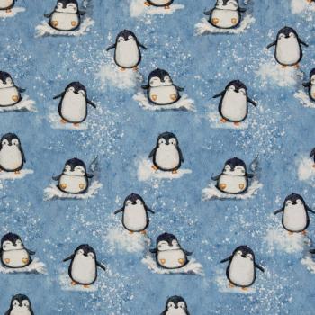 French Terry Swafing ARCTIC by Christiane Zielinski Pinguine